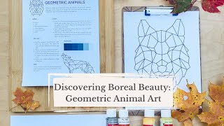 Discovering Boreal Beauty: Geometric Animal Art