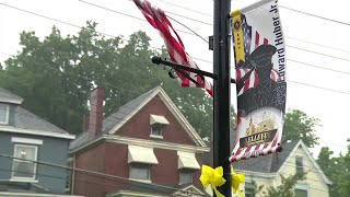 Kentucky father honors fallen son, others with Memorial Day banner tribute