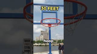 5 People That Would Miss On The Largest Hoop… 🏀😂 #shorts