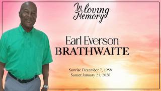 Celebrating the Life of Earl Everson Brathwaite