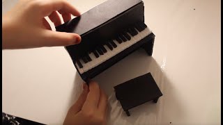 DIY cardboard piano