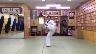 士衛塾　型　3番*号令無　SHIEIJYUKU KATA NO.3 *No word of command