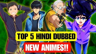 Top 5 Best 2025 Anime Series in Official Hindi Dubbed | Anime Series in Hindi | Mr Sixer