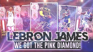 WE GOT PINK DIAMOND LEBRON!!!! ALL PINK DIAMOND LINEUP!!! 13 PINK DIAMONDS!!!!!