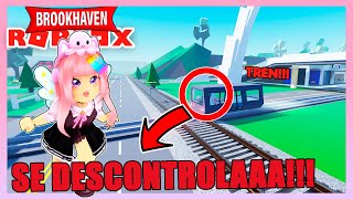 *NUEVO* BROOKHAVEN PERO CON TRENES ¡SE DESCONTROLAN! 🚂😱 ABANDONO A MI NOVIO TitanHammer Roblox