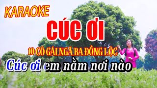 KARAOKE Cúc Ơi Em Ở Đâu - Nhạc karaoke hay nhất dễ hát