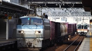 東海道本線95列車(小名浜～名古屋タ)EF66-124