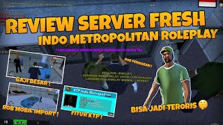 REVIEW SERVER FRESH, GAJI GEDE, FITIR LANGKA !!! | INDO METROPOLITAN ROLEPLAY