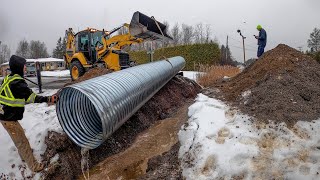 Replacing Old and Broken Culvert (Start to Finish)