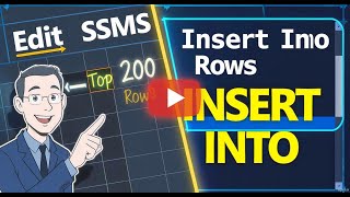 Insert Data into Table Using SSMS | SQL Server Management Studio Tutorial