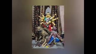 Miniature Durga murti making ll How to make MAA DURGA ll Small Durga idol making at home