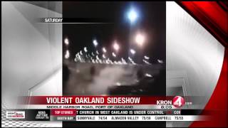 Video Shows Violent Oakland Sideshow