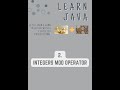 Modulus Operator -  Java Tutorial with Knowledge and Tips - Data Types 2