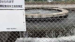 伊讃美ケ原記念揚水土地改良区の円筒分水工