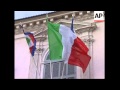 Berlusconi arrives at presidential HQ for meeting with Ciampi