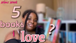 5 books i love | Nim’s Nook || Nim Tshabalala
