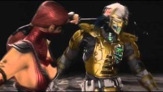 Mortal Kombat 9- Skarlet X-Ray \u0026 Finishers