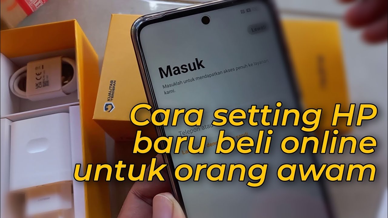 Cara Setting HP Baru Beli Online Realme C55 Realme UI 4.0 - YouTube