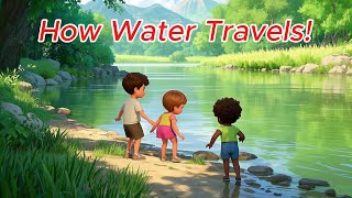 How Do Rivers Flow? Nature’s Water Pathways Explained Simply for Kindergarten, Pre-Schoolers or Kids