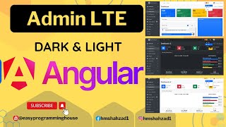 How to integrate Admin LTE Theme in Angular | Admin Template | Angular Project  in Hindi ✅ 🔥