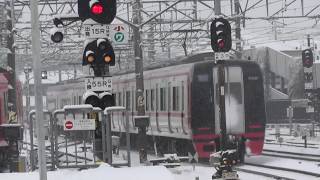 名鉄2200系2201F　特急豊橋ゆき犬山駅発車