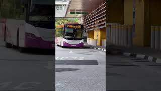 Scania K230UB SBS5193U SBS Transit Bus service 105 to Serangoon Interchange