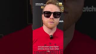 Canelo Tells His Fans To Expect His BEST Against GGG 😱 #shorts
