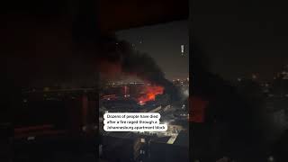 Johannesburg building fire kills dozens