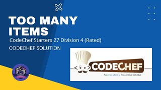 Too many items Problem Code: POLYBAGS | Code Chef Solution | Python3