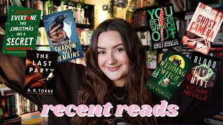 RECENT READS WRAP UP | reviews of the 14 books i forgot to tell u about…