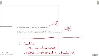 IB Pseudocode - Practice Question 1