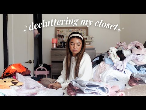 Huge Closet Declutter Vlog Youtube