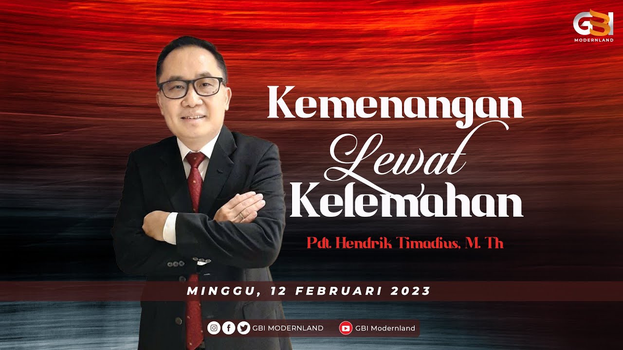 GBI Modernland Ibadah Raya Online - 12 Februari 2023 - YouTube