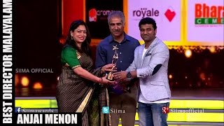 Micromax Siima 2015 | Best Director Malayalam | Anjali Menon