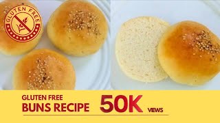 Gluten free buns recipe | Gluten free burger bun recipe