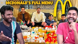 RHS orders the ENTIRE MENU of McDonald's 😂