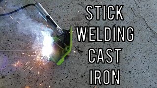 Stick Welding Cast Iron with 6013 Electrodes