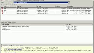 Replication Error 15517 The process could not execute 'sp replcmds'