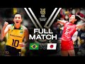 🇧🇷 BRA vs 🇯🇵 JPN - Paris 2024 Olympic Qualification Tournament | Full Match - Volleyball