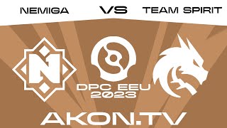 🔴DOTA 2 [RU] Team Spirit vs Nemiga Gaming [bo3] DPC EEU 2023 Tour 3, Division I, Table