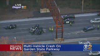 Multi-Car Accident On Garden State Parkway