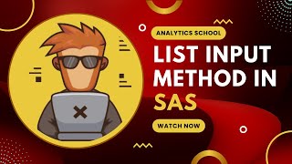 List Input Method In SAS Programming