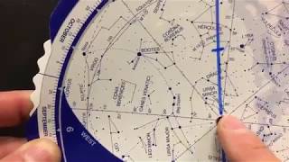 RA and Dec of an object using the Planesphere