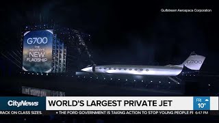 World's largest private jet unveiled