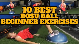 10 OUTSTANDING Bosu Ball Beginner Exercises 🙌🏻
