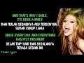 Avril Lavigne - Smile | Lyrics dan terjemahan Indonesia