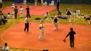 2015.12.6硬式空手全国選抜18一般有段準々決勝 All Japan Koshiki Karate Championship18