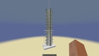 Minecraft 100k block player launcher (also stops time)