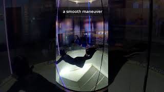 indoor skydiving flying with the instructor