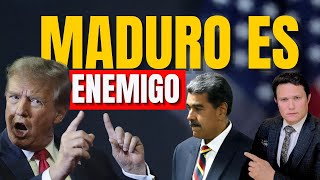 TRUMP RIDICULIZA A MADURO Y LO TRATA DE ENEMIGO